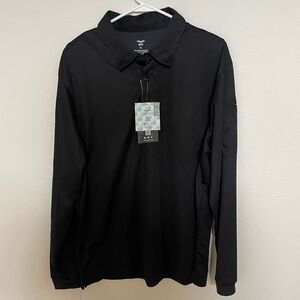 NWT Mens Mier Sport black polo